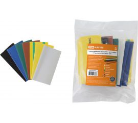 Термоусаживаемая трубка TDM ТУТнг 30/15 набор (7 цветов по 3 шт. 100мм) SQ0518-0511 