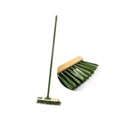 Щётка из древесины GoGo 30 см, с металлической зеленой ручкой 130 см 60142H 