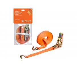 Ремень крепления груза с храповиком Airline 3 м, 600 кг AS-T-20 