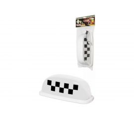 Знак ТАКСИ Special Шашечки, GL-375, с подсветкой, на 4 магнитах, белый, 12В 52451 