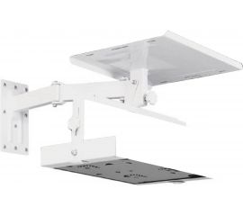 Полка ТВ/видео Amig белая 400 BL 