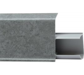 Плинтус со съемной панелью, Дарк, 55 мм, 2,2 м QUADRO 570 Winart 05.20.570.001 