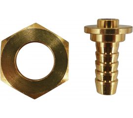 Штуцер со съемной гайкой М22, левая резьба, под шланг 9/12 мм F10.11.1 FOOB 00-00002572 