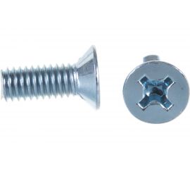 Винт ЗУБР DIN 965, M6 x 16 мм, 9 шт, кл. пр. 4.8, оцинкованный, 303116-06-016 