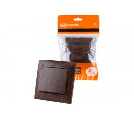 1-клавишный перекрестный выключатель TDM 10А венге Лама SQ1815-0436 