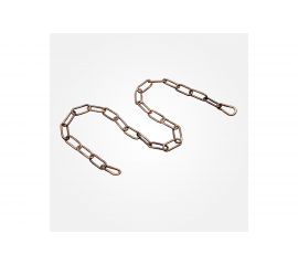 Цепь Eurosvet 10303 длиной 1 метр с 2 карабинами античная бронза, запчасти арт. 74400 00000074400 