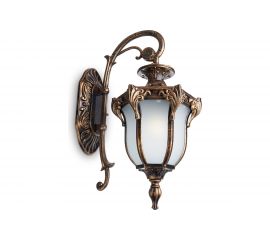 Садово-парковый светильник FERON PL4042 60W 230V E27 270х175х410мм черное золото 11422 