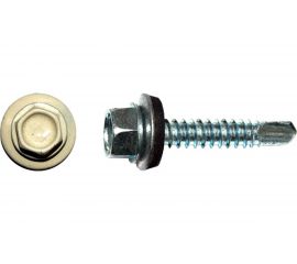 Кровельный саморез КРЕП-КОМП 5,5x19, RAL1015, светлая слоновая кость, 250 шт. ск55191015кф 