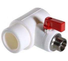 Коллекторный тройник PPR с шаровым краном VALTEC 40мм х 3/4 наружная/евроконус VTp.781.0.04005 