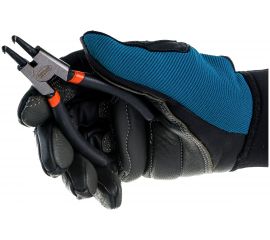 Съемник внешних стопорных колец изогнутый 130мм AV Steel AV-628130 