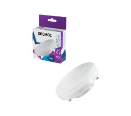 Светодиодная лампа КОСМОС LED 8Вт 220В GX53 6500K, Lksm_LED8wGX5365C 