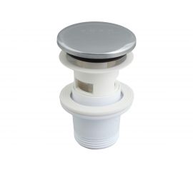 Донный клапан для раковины Wirquin КЛИК КЛАК с отверстием для перелива 30717648 