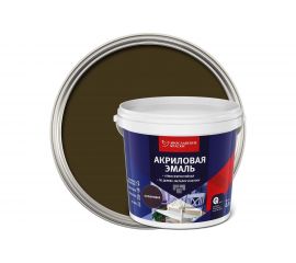 Универсальная акриловая эмаль ЯРОСЛАВСКИЕ КРАСКИ (коричневая; матовая; 0.9 кг) О05195 