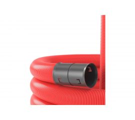 Двустенная гибкая труба ПНД DKC для кабельной канализации д.110мм с протяжкой, SN8, 100м 121911100 