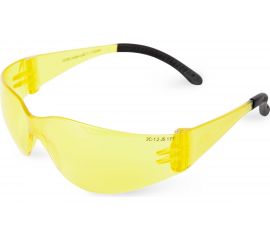 Защитные очки открытого типа Jeta Safety янтарные линзы из поликарбоната, JSG511-Y 