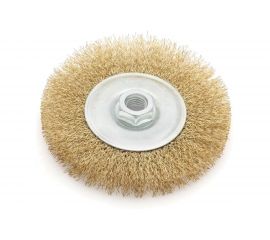 Щетка проволочная плоская 80 мм для УШМ Дело Техники 274080 