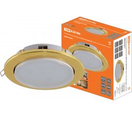 Встраиваемый светильник TDM СВ 01-07 GX70-H5, 220 В, 50 Гц, без рефл., золото SQ0359-0073 