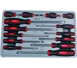 Набор отверток FORCEKRAFT магнитные, Profi, S2, 14пр. 28202 FK-2142 