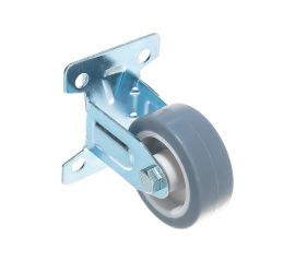 Колесо неповоротное (50 мм; г/п 40 кг; термопластичная резина/полипропилен) ЗУБР 30946-50-F 