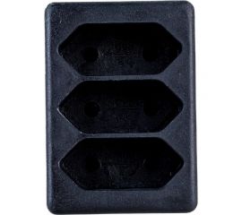 Блок на 3 гнезда TDM 2П 2,5 А 250 B под плоскую вилку черный SQ1806-0305 