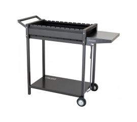 Сварной мангал на колесах PALISAD Camping 662х390х152/805мм, сталь 2 мм, кочерга 69669 