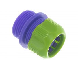 Пластмассовый соединитель Palisad для шланга 1/2 с внешней резьбой 3/4 66145 