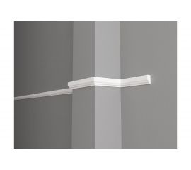 Стеновой молдинг Decor-Dizayn ударопрочный влагостойкий под покраску 30Х16Х2000 мм DD609 