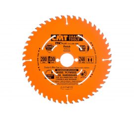 Диск пильный по дереву (200х30х1,8/1,2 мм; Z48) CMT 272.200.48M 