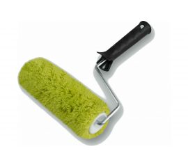 Валик DECOR 100 мм, d 15 мм, бюгель 6 мм, ворс 12 мм, полиакрил зеленый запаска, ручка стандарт mini 