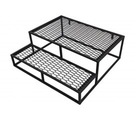 Крыльцо Уличные лестницы Сота 2 ступени с площадкой 600 мм SOTA-2-60 