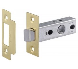 Дверная защелка НОРА-М С-45 SB мат. латунь 9008 