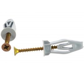 Дюбель для гипсокартона Стройбат 8х28 мм с шурупами 50 шт. 2620510/269021 