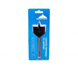 Сверло перовое по дереву (50 мм; шестигранный хвостовик) vertextools 1133-50 