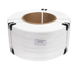 Лента Кордленд ПП, 9х0,5 мм х 4 км, 90 кгс, белый, М/ПА PP-00663 