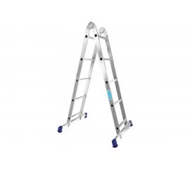 Алюминиевая профессиональная двухсекционная шарнирная лестница Алюмет Серия Т2 Т 205 