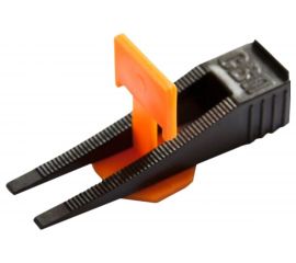 Система выравнивания плитки Зажим 40 шт + Клин 40 шт Мелодия цвета J-4040 