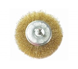 Щетка металлическая со шпилькой плоская 65 мм для дрели ON 20-02-165 