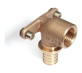 Настенный угольник Rehau В 20 1/2 бронза RX+ короткий 14563591001 