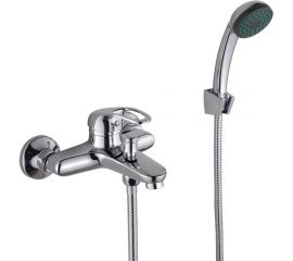 Смеситель для ванны Veragio PONT монокомандный, с ручным душем, хром VR.PNT-2101.CR 