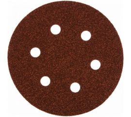 Круг шлифовальный на липучке (5 шт; 150 мм; 6 отверстий; Р100) PATRIOT 820010123 