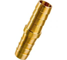 Переходник двухсторонний елочка 12 мм, латунь ECO AB-E12/E12 