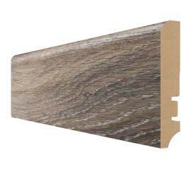 Плинтус Aktuell Design (16x81x2400 мм; МДФ; Дуб серый) Hannahholz AD 81402.24 