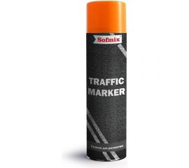 Аэрозольная краска для разметки SOFMIX TRAFFIC MARKER оранжевая, 1 л 510406 