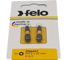 Бита ударная Impact (2 шт; 25 мм; PH2) Felo 02202241 