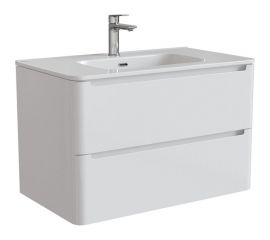 Тумба с умывальником IDDIS Edifice подвесная, 80 см, белая EDI80W0i95K 