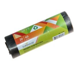 Мешки для мусора (20 шт; 60 л; 7 мкм; ПНД) EUROHOUSE 13149 