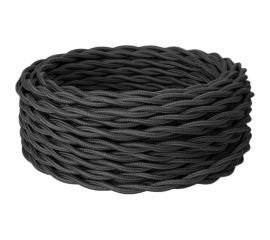 Силовой кабель Retro Electro ретро, 2х1,5, черный, длина бухты 50 2254751 