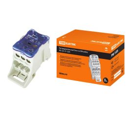 Распределительный блок на DIN-рейку TDM РБ-125 1П 125А 1х35+1x16/6x16 SQ0823-0002 