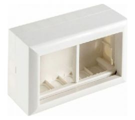 Коробка для о/п на 4 модуля Экопласт SM45/4 для механизмов 45х45 мм, цвет белый 72944-1 