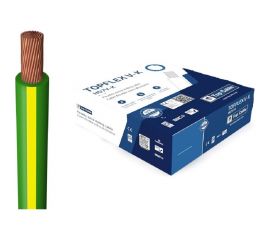 Монтажный гибкий провод Top Cable 1Х2,5 желто-зеленый TOPFLEX H07V-K 131V002MR100(100м) 